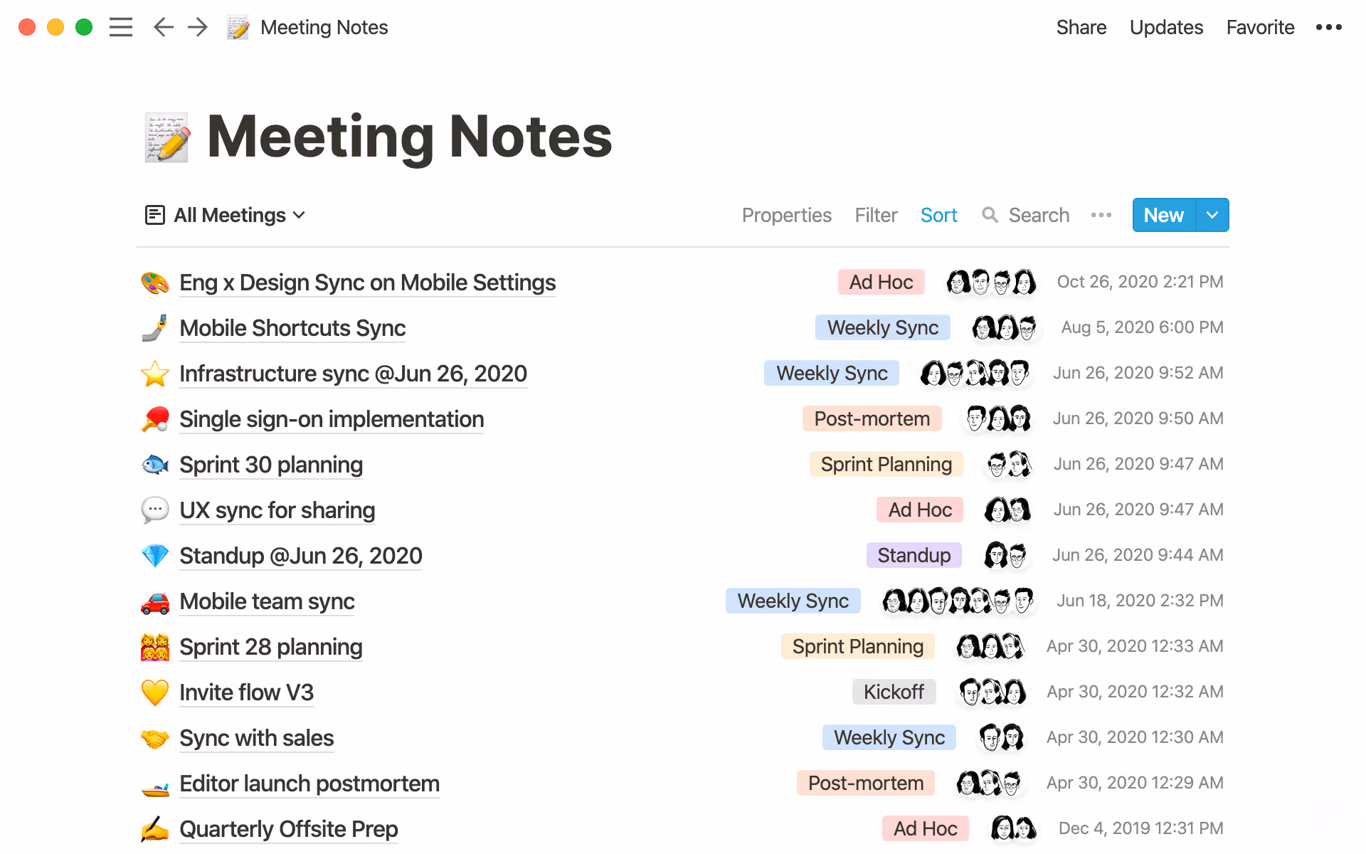 Your team’s meeting notes can be part of your knowledge management system too.