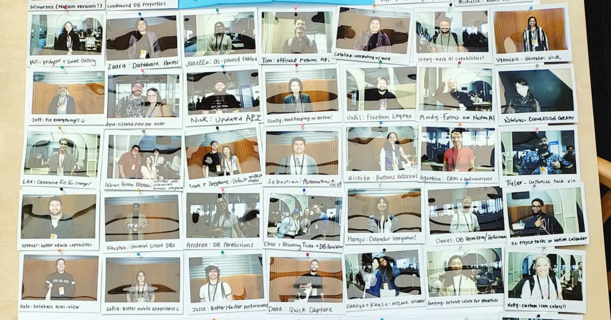 We took photos of our users alongside their requests—they’re now displayed proudly in our offices