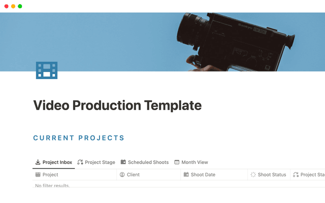 Video Production Template