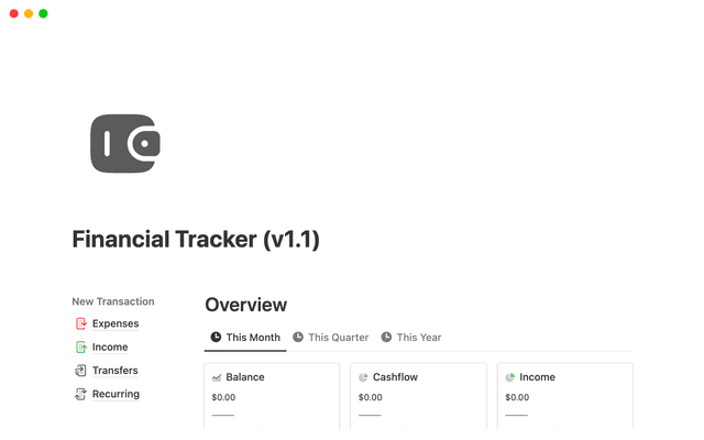 Financial Tracker