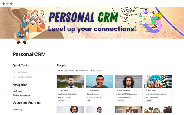 Personal CRM